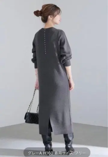 LaTotalite 라토타리테 16G 스무스 백 펄 원피스