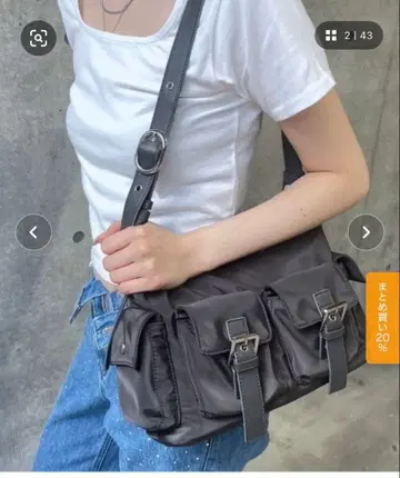 PAGEBOY 하토메 더블 포켓 BAG