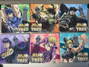 죠죠트리 콜라보 카페 코스터 컴프 세트 jojo