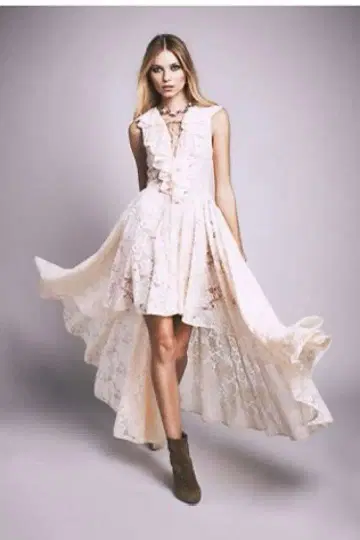 Free People Goddess Lace Maxi Dress