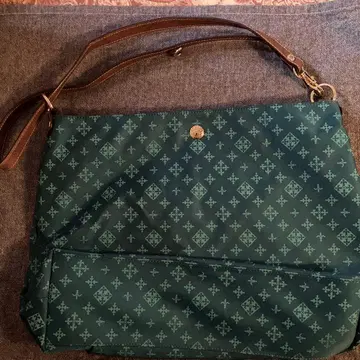 russet 그린 모노그램 숄더백