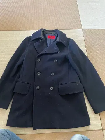 SUPER HAKKA 네이비 피 코트