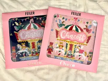 차코트 페이러 손수건 2025 크리스마스 히아신스 라즈베리