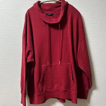 지나시스 드레이프 하이넥 기모 풀오버