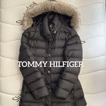 [타미힐피거] 다운 롱 코트 블랙 / 여성용 M