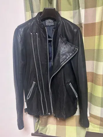 블랙 더블 라이더스 가죽 자켓