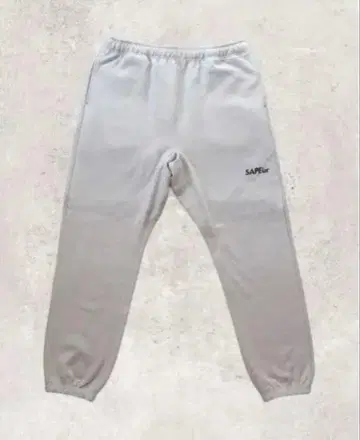SAPEur 사풀 로고 스웨트 팬츠 그레이 M 사이즈