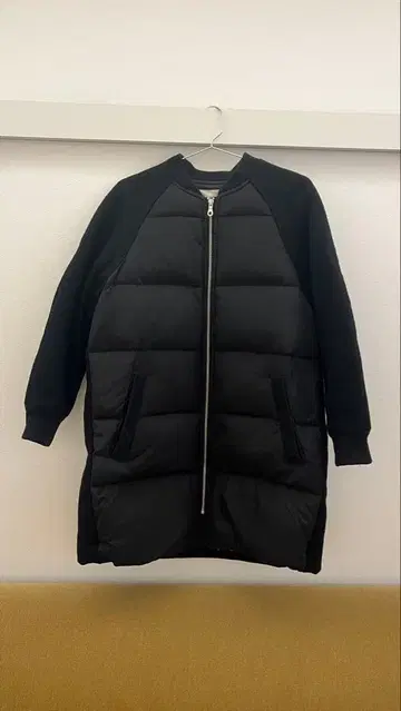 Ray BEAMS 블랙 퀼팅 자켓