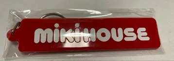 미키하우스 로고 키링 빨간색