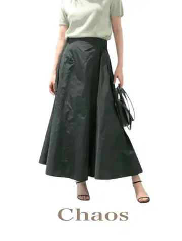 Chaos 오르가니타프타 개더 스커트