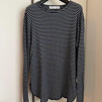 라빠르망 BORDER RIB LONGSLEEVE T-SHIRT