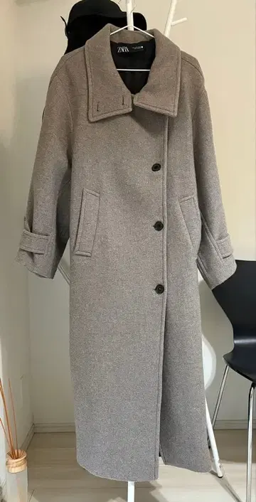 ZARA 그레이 롱 코트