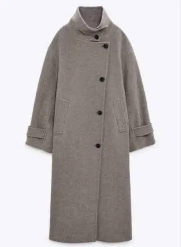 ZARA 그레이 롱 코트