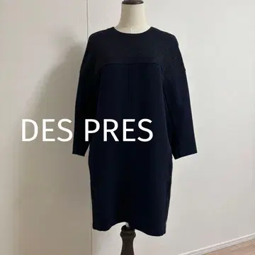 [ 새상품급 ] DES PRES 네이비 원피스