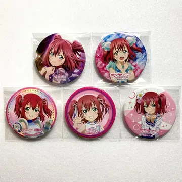 러브 라이브 선샤인 쿠로사와 루비 캔뱃지 세트