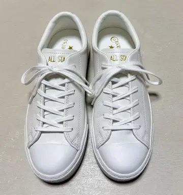 컨버스 올스타 쿠페 레더 OX 화이트 23cm