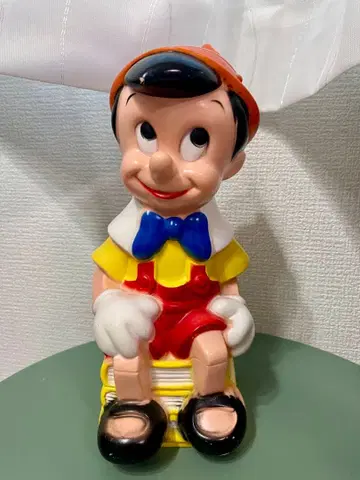 피노키오 저금통 1970년대 월트디즈니 프로덕션제 빈티지