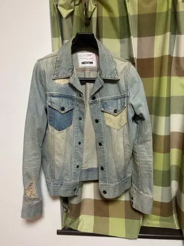FACTOTUM 데미지 데님 자켓