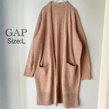 새상품급 GAP 갭 베이지 니트 롱 가디건 L