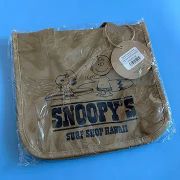 [정품] SNOOPY 스누피 서프샵 마중 토트백