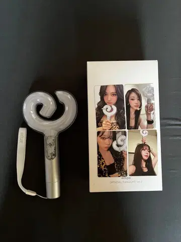aespa 응원봉 ver2 트레이딩 카드 포함