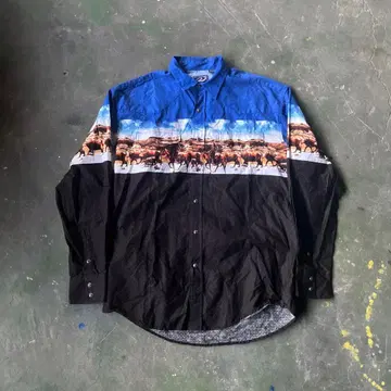 ROPER 웨스턴 셔츠 전사