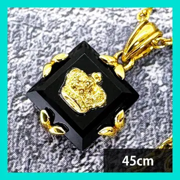 정가 66만 저스틴 데이비스 나고야점 한정 오닉스 목걸이 (45cm)