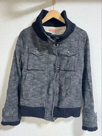 URBAN RESEARCH 그레이 네이비 점퍼