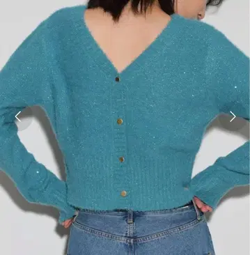 GALLEST 갤레스트 페더 스팽글 2way 가디건 (세탁 가능)