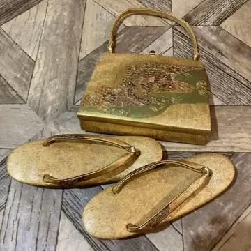 골드 컬러 일본 의류용 백과 조리 세트