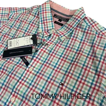 TOMMY HILFIGER 체크 무늬 긴팔 셔츠