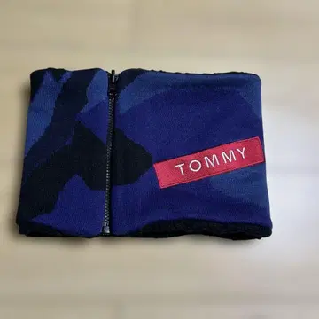 타미힐피거 넥워머 카모플라쥬 블랙 리버서블