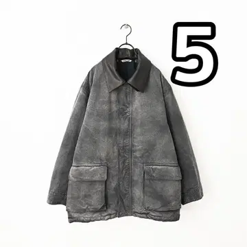 AURALEE 25AW 오가닉 코튼 덕 블루종