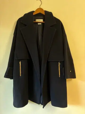 near.nippon 니아-니폰 네이비 오버 사이즈 플레어 코트