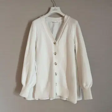 디어 폭시 화이트 가디건0