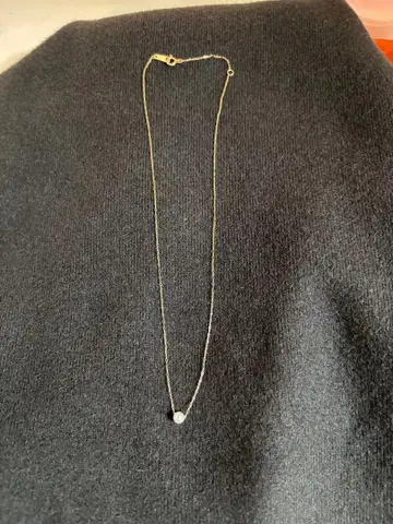 10k 체인 펄 목걸이