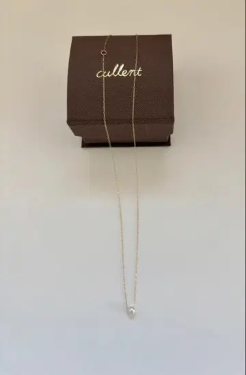 10k 체인 펄 목걸이