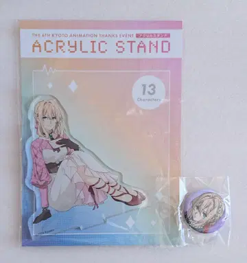 바이올렛 에버가든 아크릴 스탠드 캔뱃지