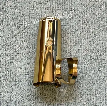 셀마 알토 색소폰용 리가처 (금속제 캡 부속) 골드 래커 상자 없음