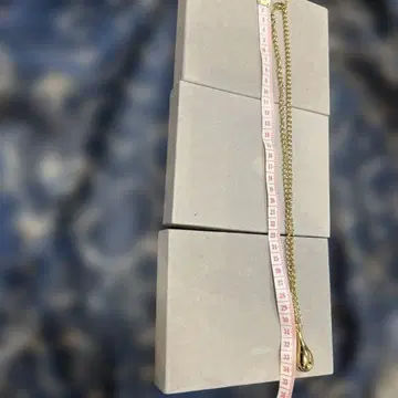 골드 드롭형 펜던트 목걸이