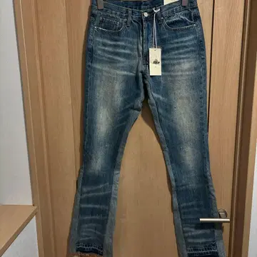 mnml B133 flare denim Blue