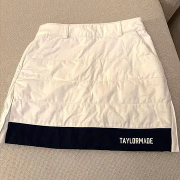 TAYLORMADE 골프 스커트 충전솜 화이트 네이비 S