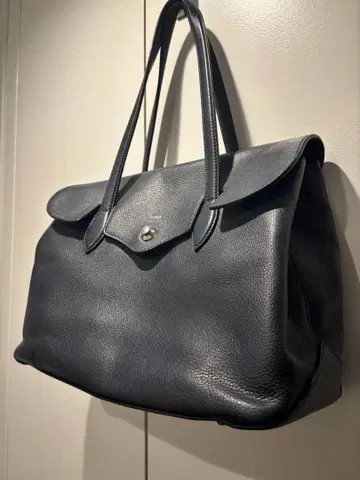 FARO 토트백 프라텔리 네이비 BEAMS 별주 가죽