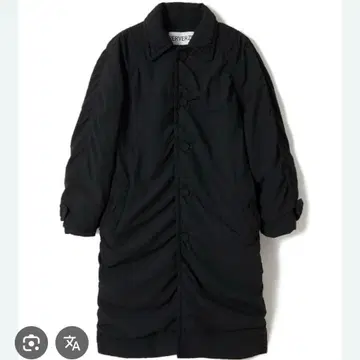 PERVERZE 롱 다운 재킷 블랙