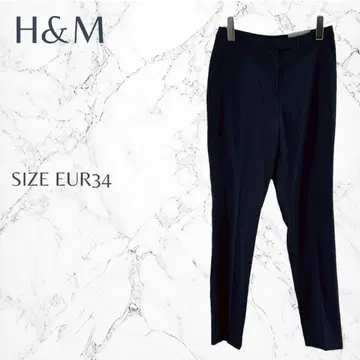 에이치앤엠 새상품 택 깔끔한 캐주얼 팬츠 EUR34 고품질 XS