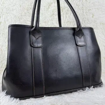 KITAMURA 키타무라 핸드백 토트백 가죽 블랙