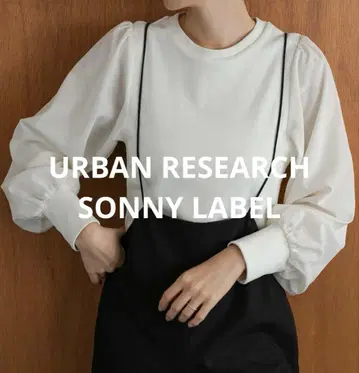 URBAN RESEARCH SONNY LABEL 퍼프 슬리브 티셔츠
