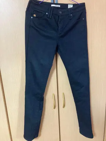 썸씽(SOMETHING) 방풍 데님 스키니 팬츠