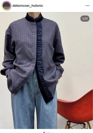 새상품 deboncoer 드봉쿨 셔츠 블라우스 26000