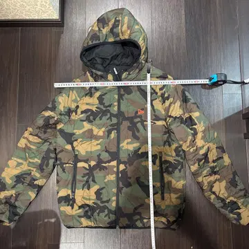 NEW ERA 카모플라쥬 후드 부착 자켓 M